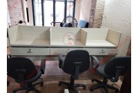 THANH LÝ BÀN LÀM VIỆC CỤM 6 NGƯỜI 1M2 X 2M4